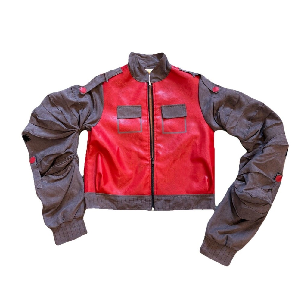 Universal Studios Marty McFly Leather Jacket Back To The Future 2 Size Kids L